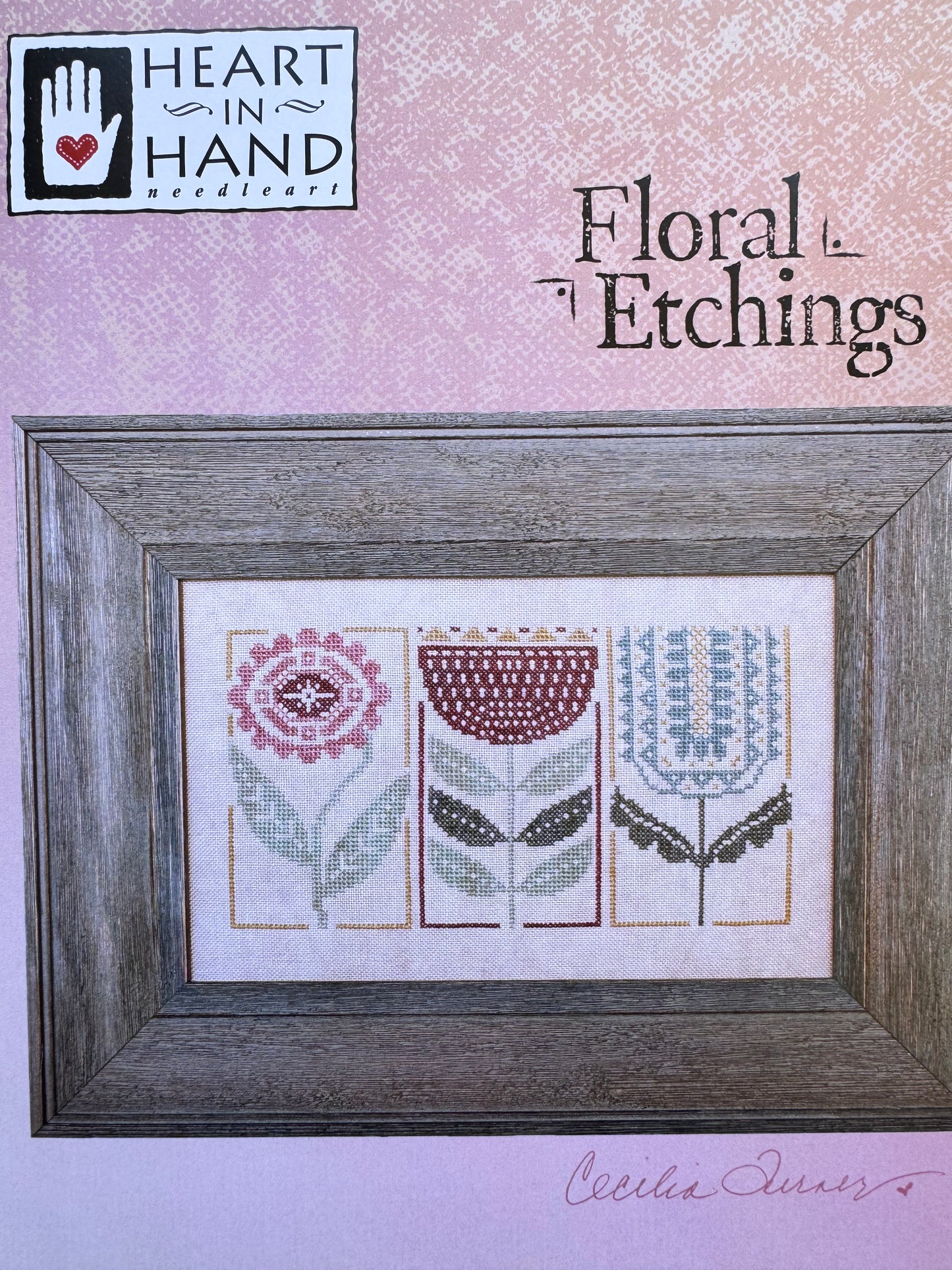 Heart in Hand Needleart – Floral Etchings