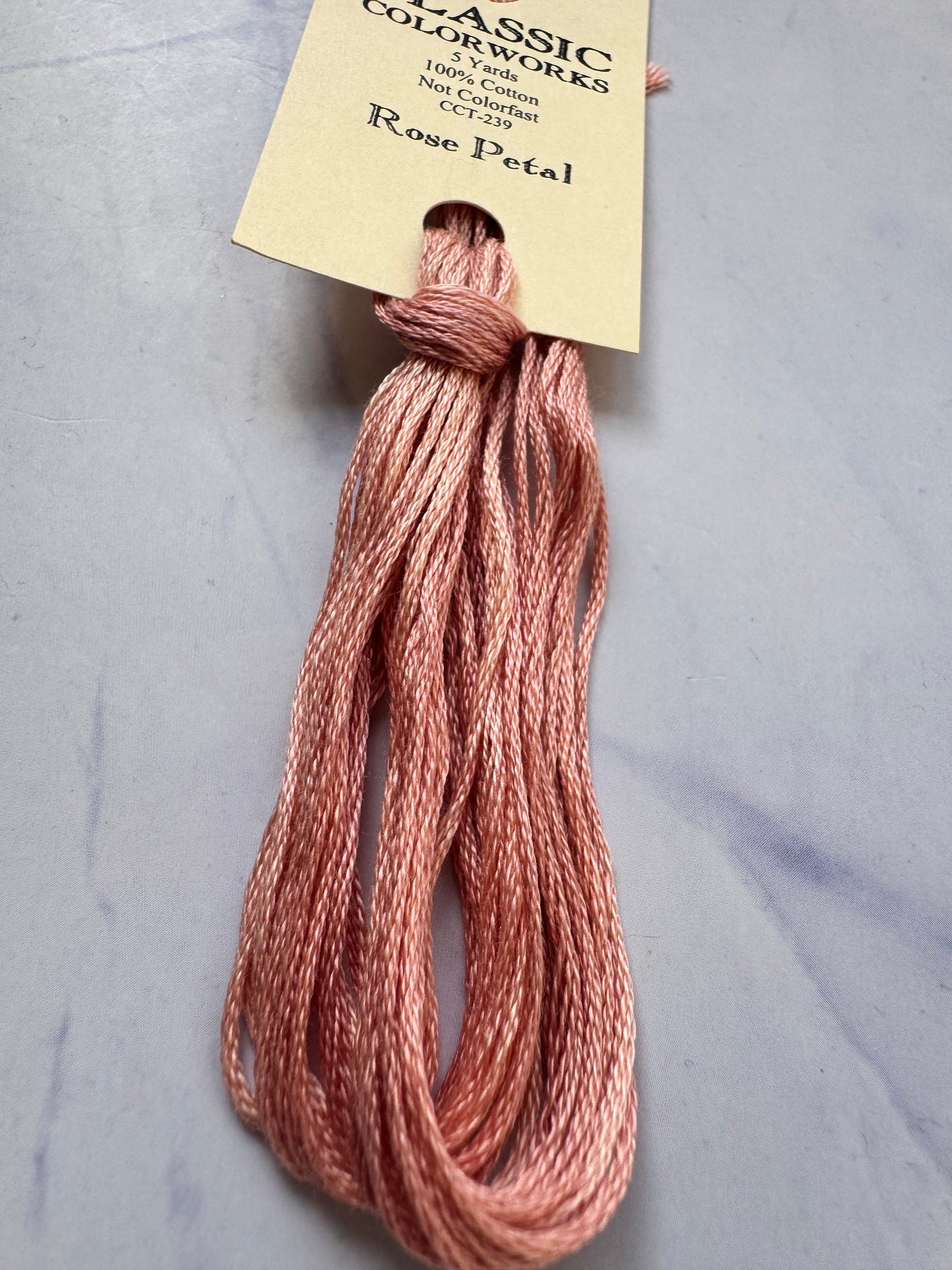 Classic Colorworks - Rose Petal (239) 5 Yards