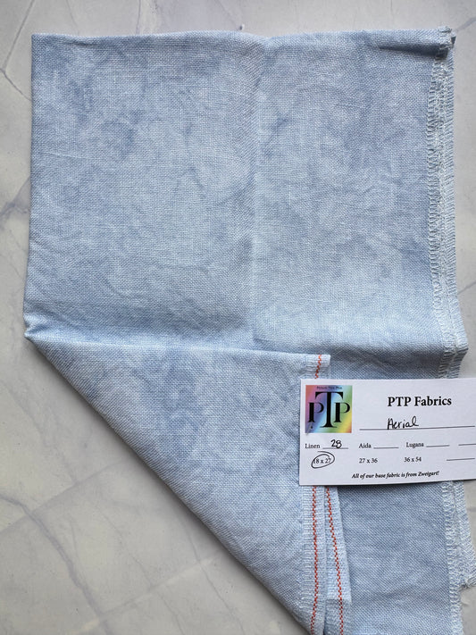 PTP Fabrics – Aerial 28 Count 1/4 Yard Hand-Dyed Zweigart Linen