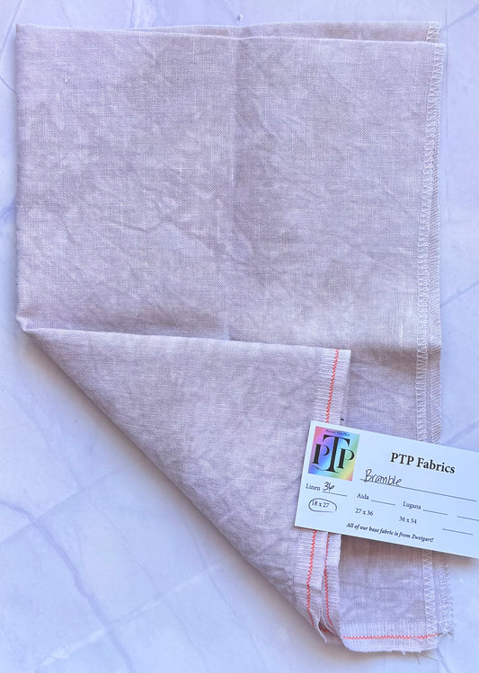 PTP Fabrics - Bramble  36 Count 1/4 yard Hand-Dyed Zweigart Linen
