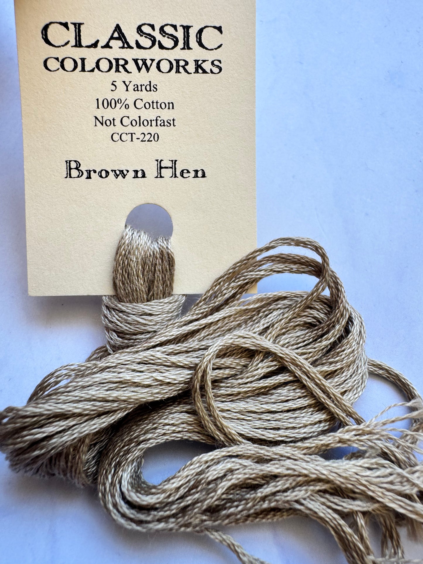 Classic Colorworks - Brown Hen (220) 5 Yards