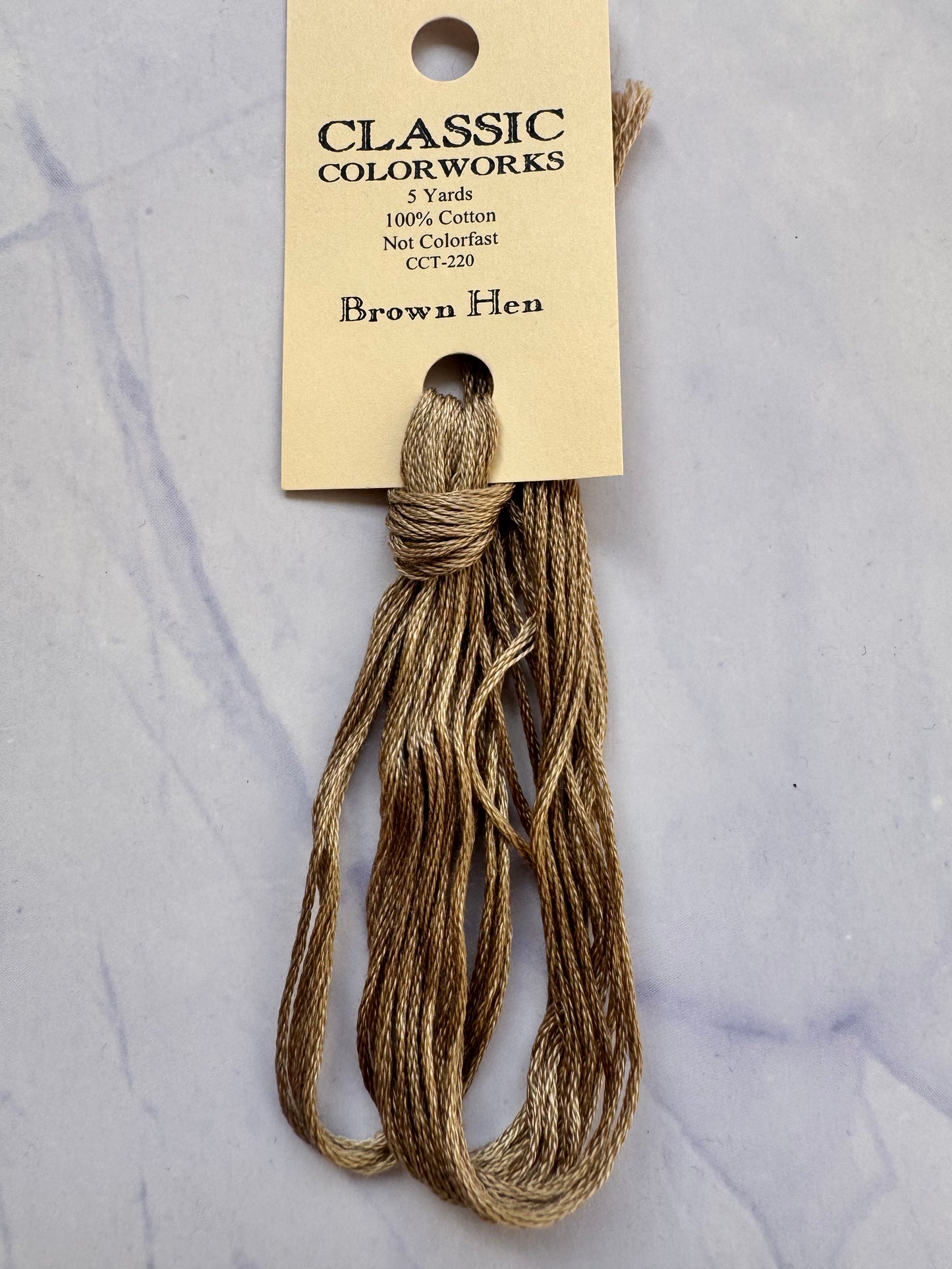 Classic Colorworks - Brown Hen (220) 5 Yards