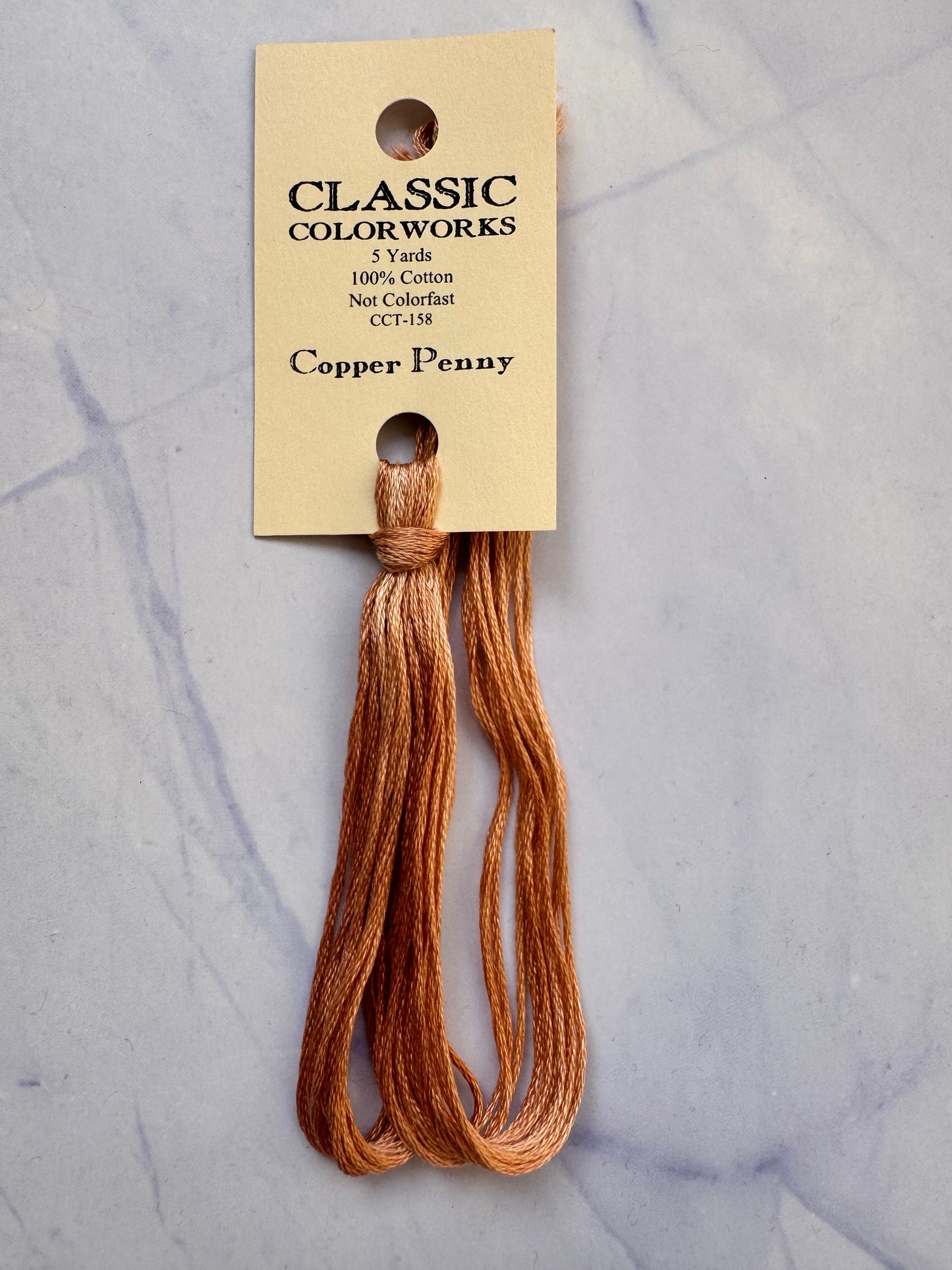 Classic Colorworks - Copper Penny (158) 5 Yards