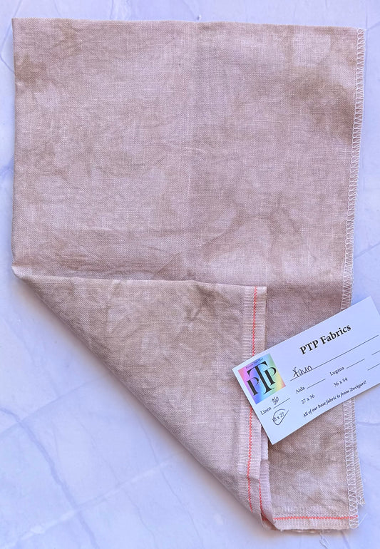 PTP Fabrics – Faun  36 Count 1/4 yard Hand-Dyed Zweigart Linen