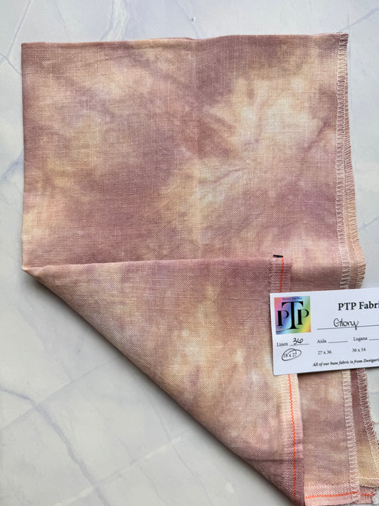 PTP Fabrics – Glory 36 Count 1/4 Yard Hand-Dyed Zweigart Linen