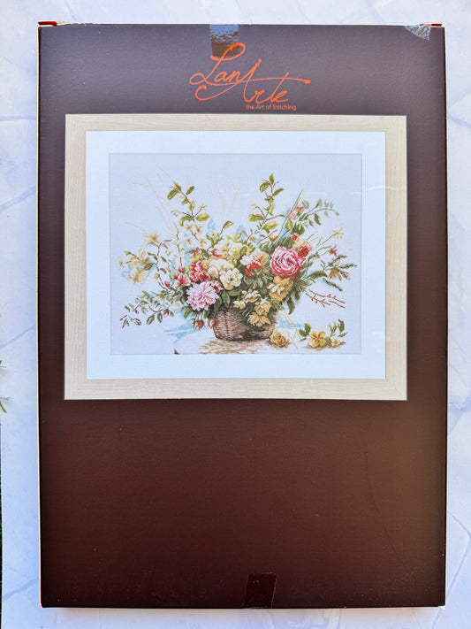 Bouquet of roses by LanArte Home and Garden Collection Counted cross stitch kit