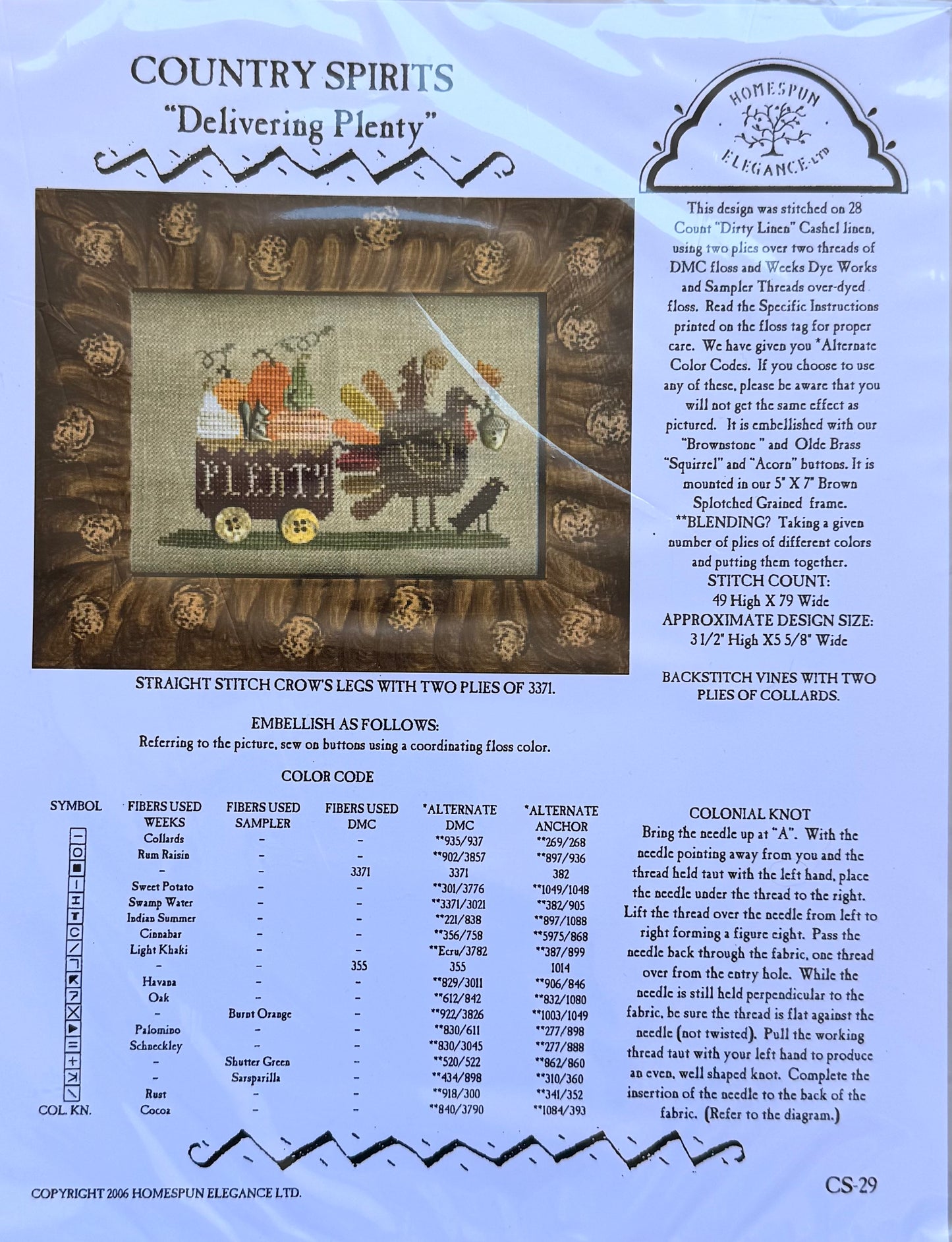 Homespun Elegance – Country Spirits: Delivering Plenty