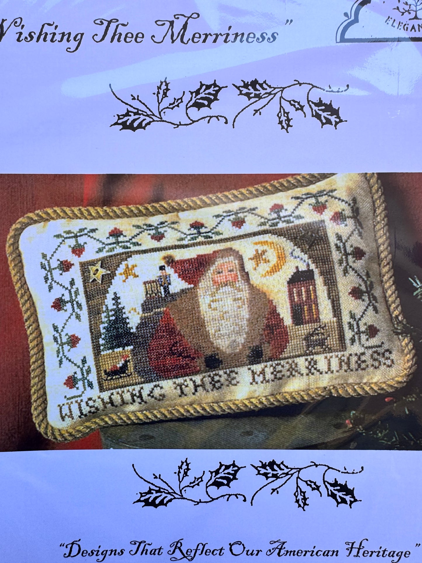 Homespun Elegance – Wishing Thee Merriness