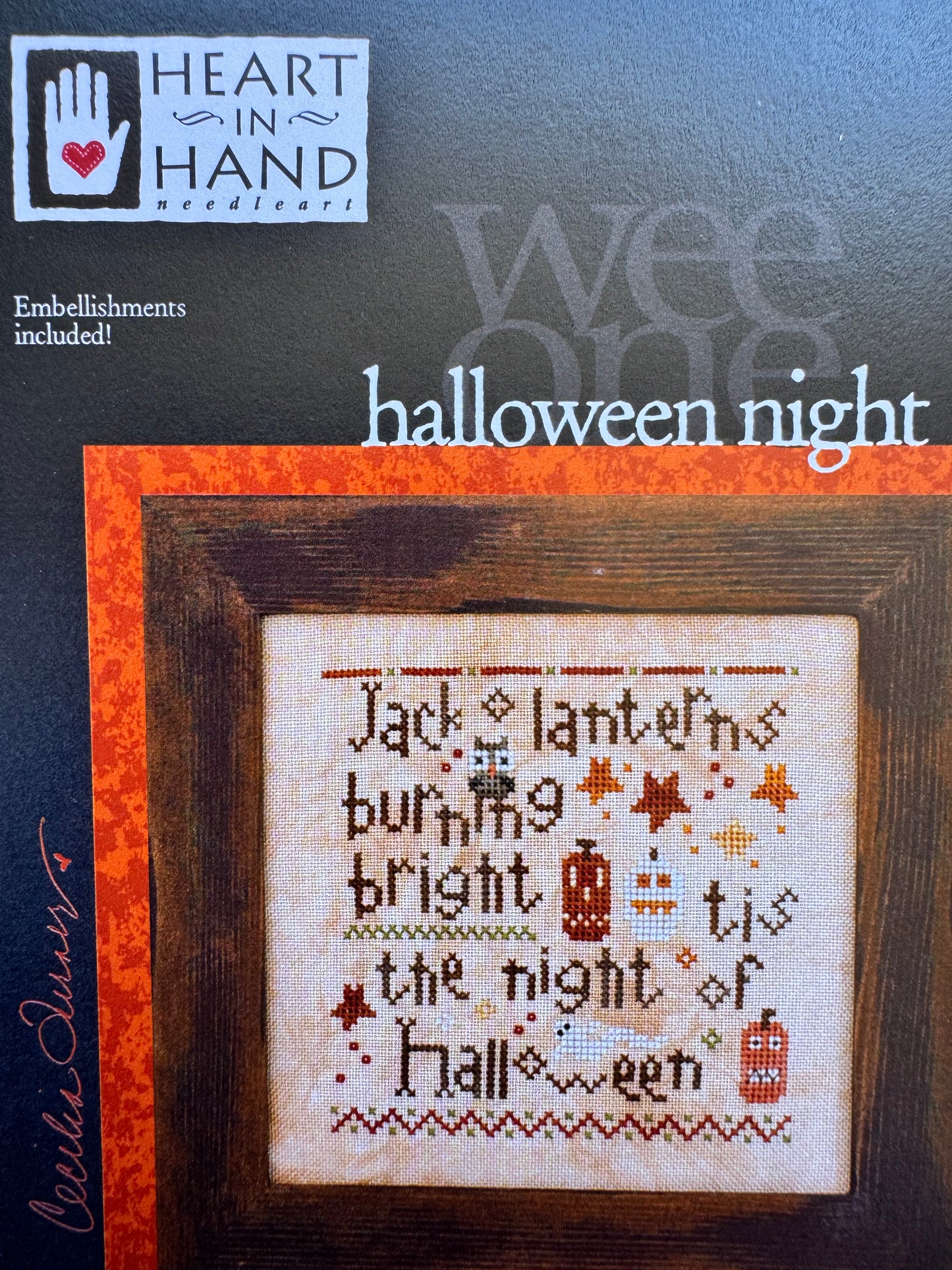 Heart in Hand Needleart – Wee One: Halloween Night