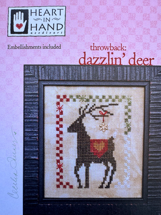 Heart in Hand Needleart – Throwback: Dazzlin' Deer