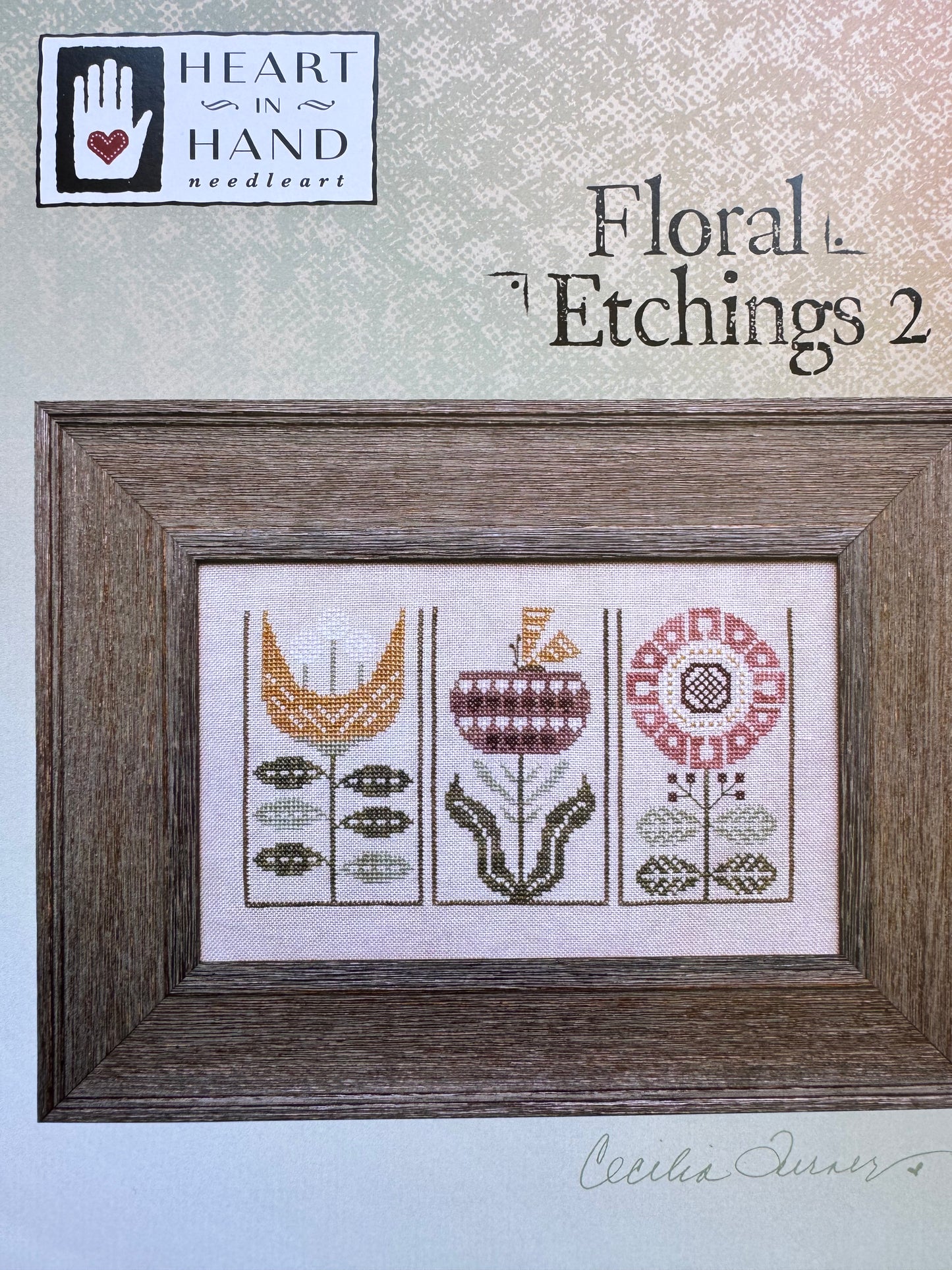 Heart in Hand Needleart – Floral Etchings 2