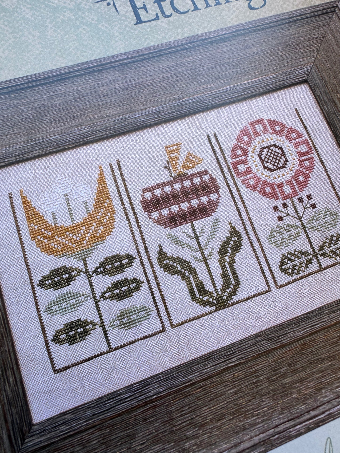 Heart in Hand Needleart – Floral Etchings 2
