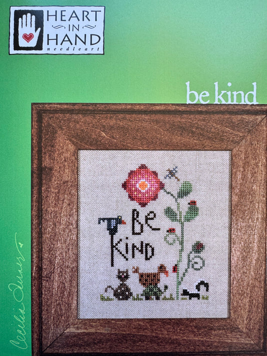 Heart in Hand Needleart – Be Kind