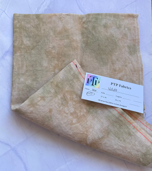 PTP Fabrics - Veldt 36 Count Hand-Dyed Zweigart Linen