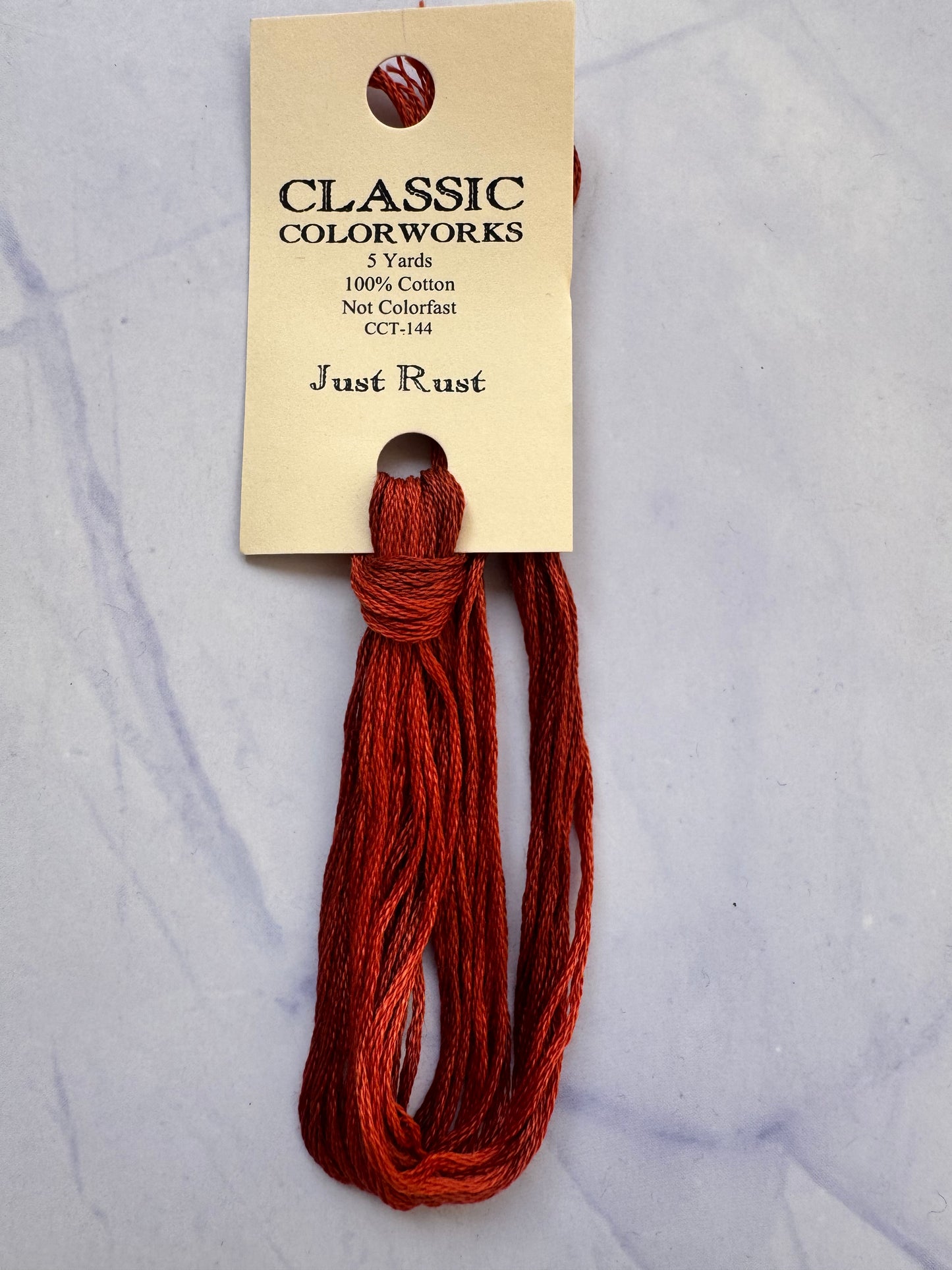 Classic Colorworks - Just Rust (144) 5 Yards