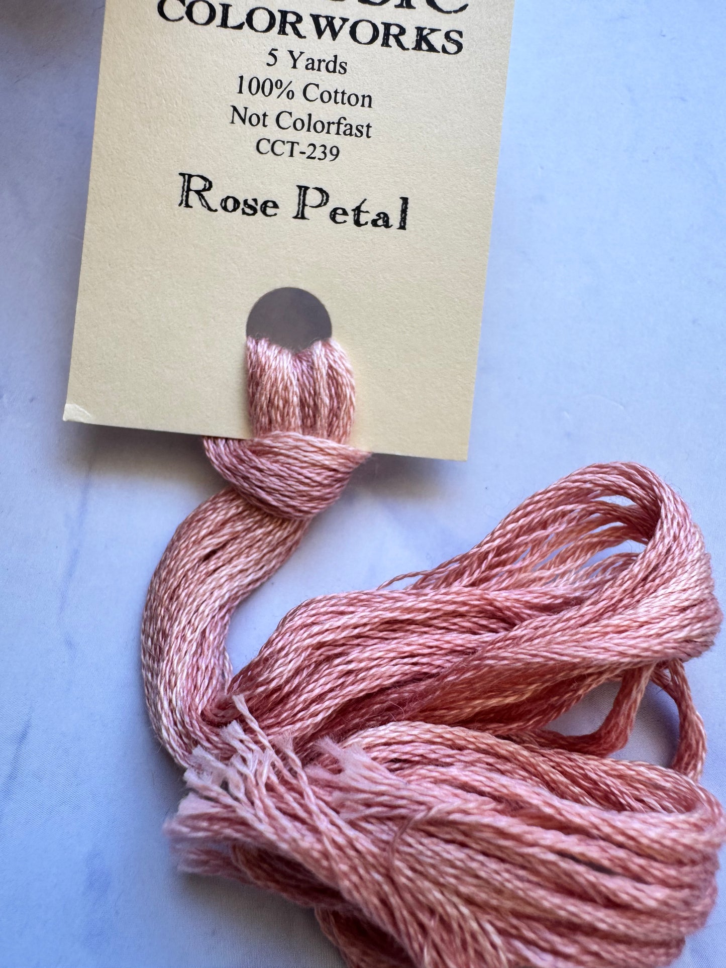 Classic Colorworks - Rose Petal (239) 5 Yards