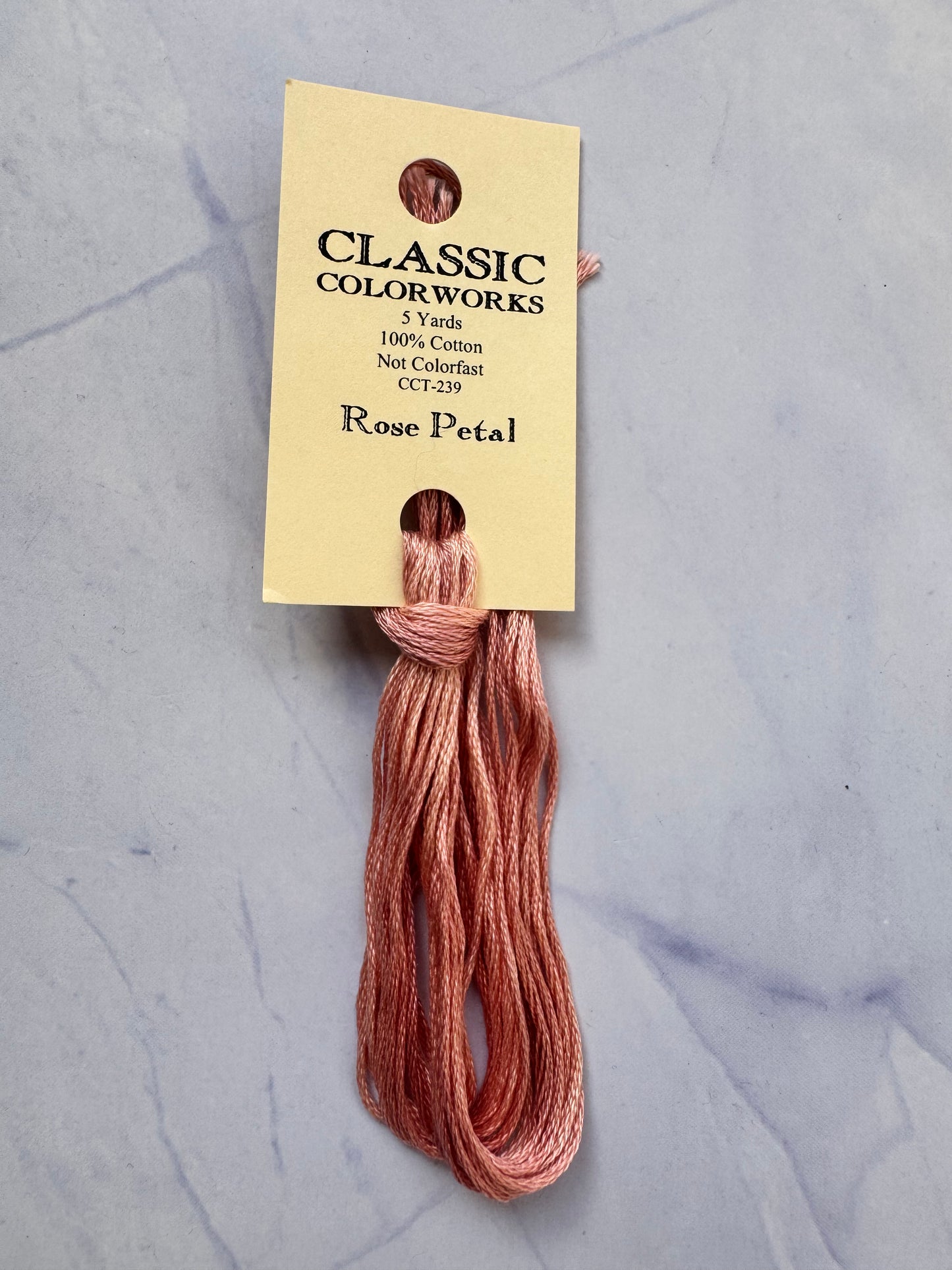 Classic Colorworks - Rose Petal (239) 5 Yards