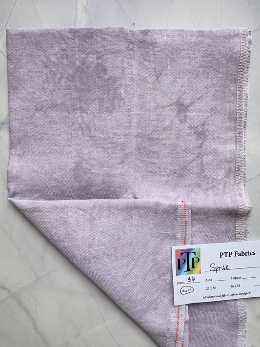 PTP Fabrics – Sprite 36 Count 1/4 Yard Hand-Dyed Zweigart Linen