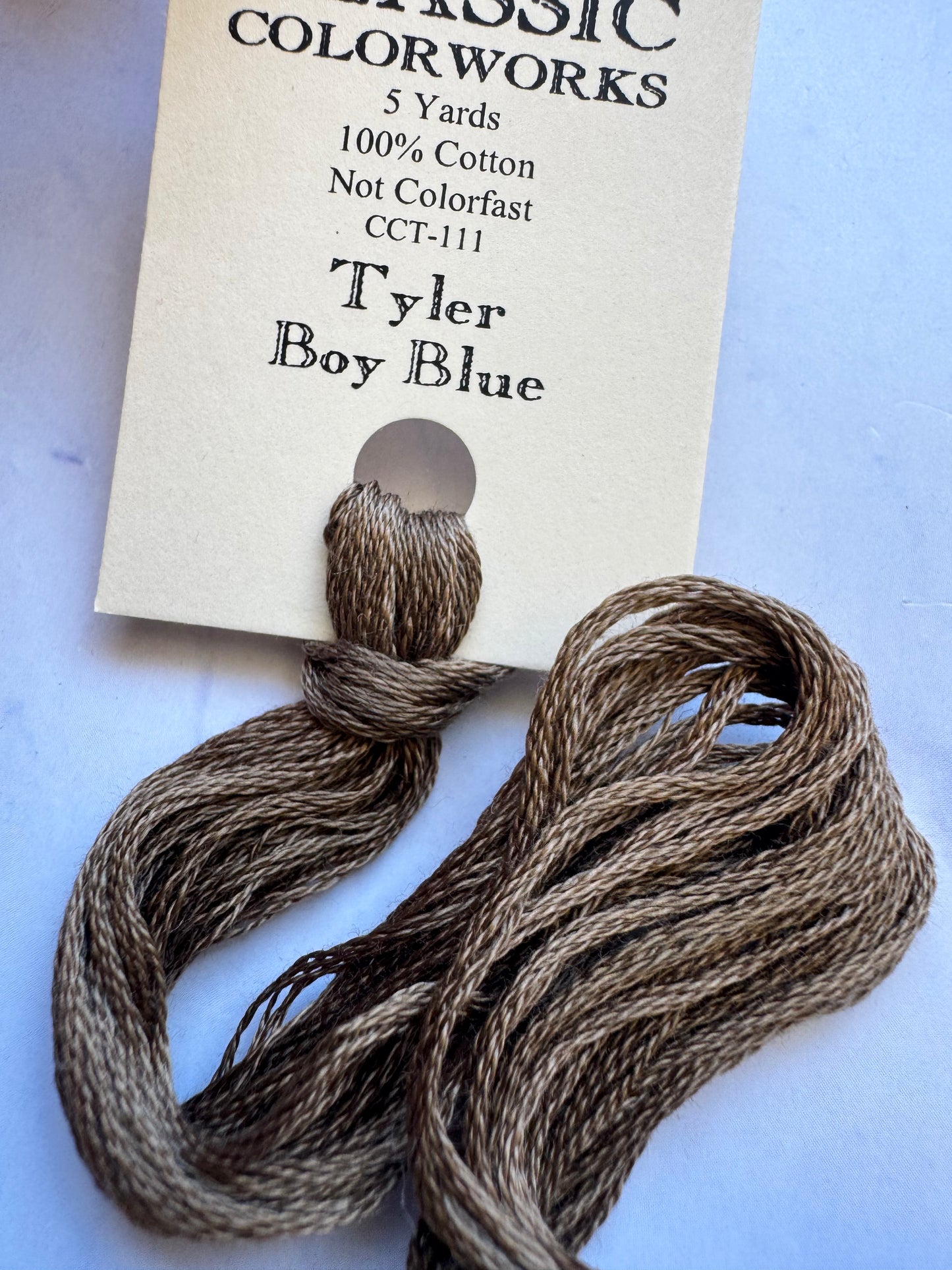 Classic Colorworks - Tyler Boy Blue (111) 5 Yards