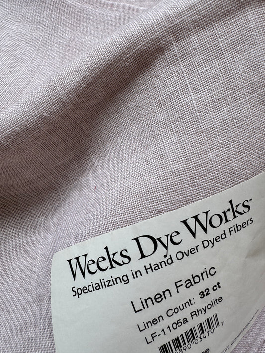 Weeks Dye Works – Rhyolite 32 Count Hand-Dyed Linen